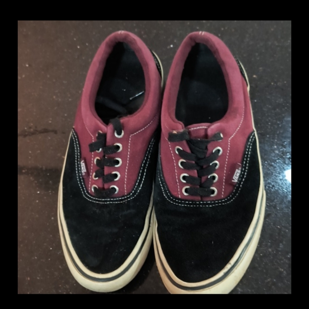 Vans Era Off The Wall Two Tone Authentic Skate Boarding Shoes Men's Size 10